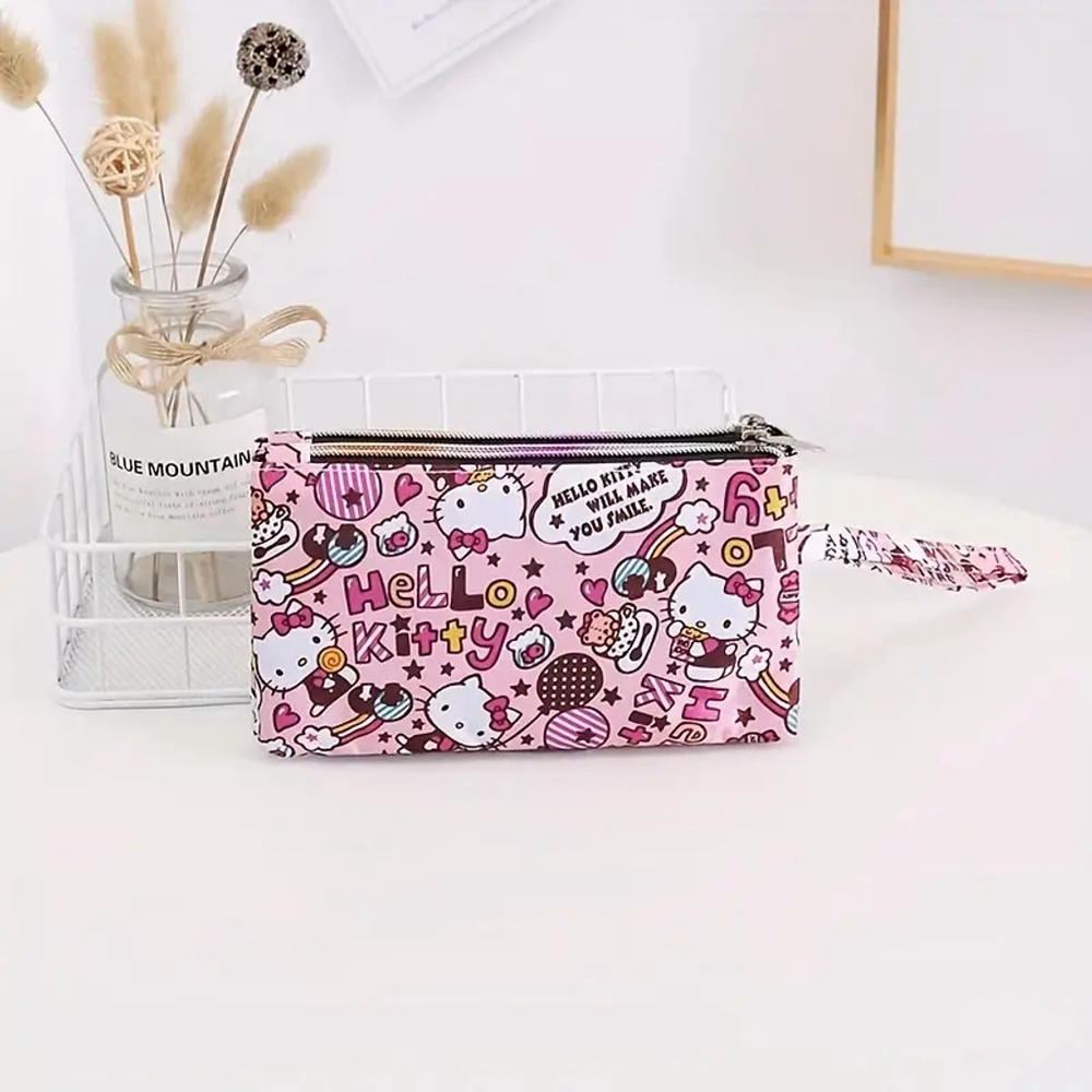 Hello Kitty Women's Pink Clutch Wallet